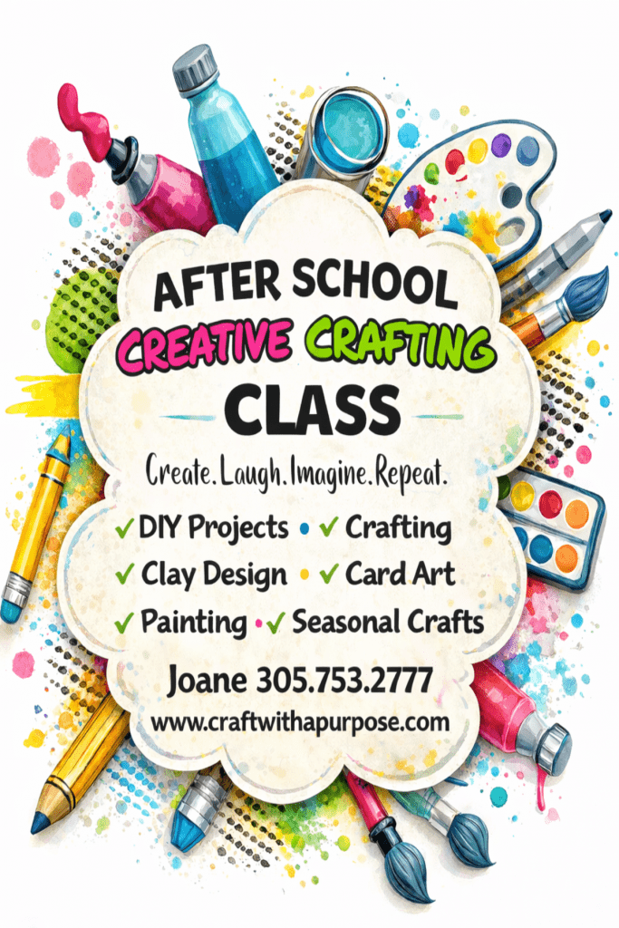 after school craft classes Miami kids art class