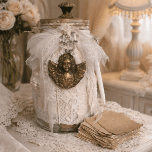 Angel Gratitude Jar – Handmade Inspirational Keepsake Gift